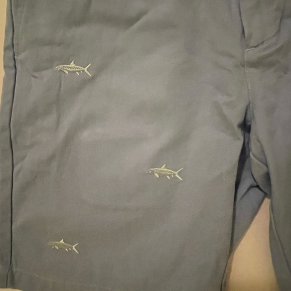 Men’s Light Blue Vineyard Vines Fish Embroidered Shorts Size 30 - Picture 3 of 10
